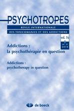 Psychotropes vol. 16, 2010/2