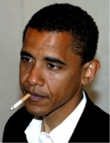 Barack Obama fumeur