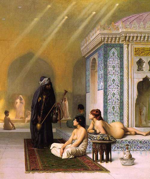 Gerome narguilé narghilé chaouachi harem