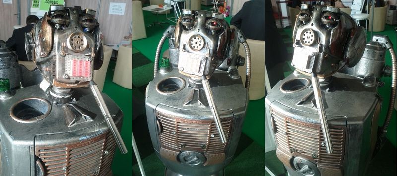 Robot yourtech.fr (Frédéric THIERRY) testant la cigarette electronique e-cig