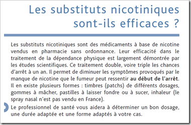 nicotine afssaps has substituts nicotiques