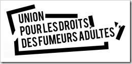 Logo UDFA Union pour les droits des fumeurs adultes