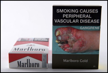 Paquet Marlboro ancien et nouvel emballage generique en Australie