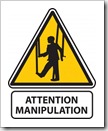 Attention manpulation marionnette