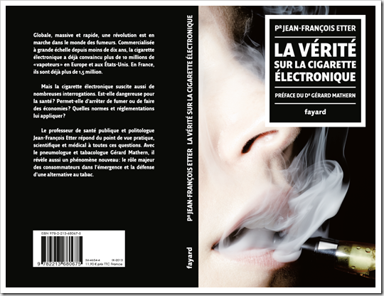 La verité sur la cigarette electronique, Etter, Fayard