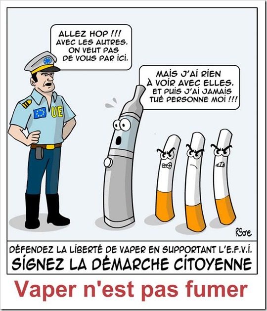 Affiche EFVI ban ecigs